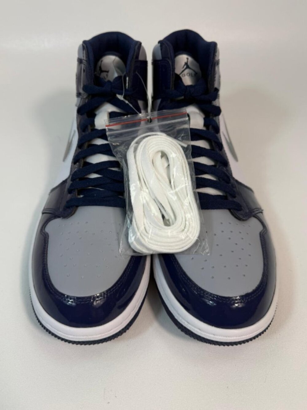 Jordan 1 Retro High Golf Patent Midnight Navy - Size 11.5 - Picture 6 of 6